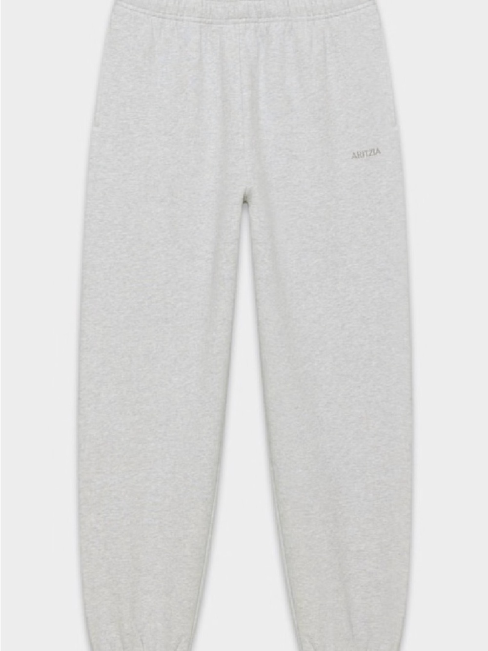 NWOT Aritzia Women’s Heather Light Gray Jogger Pants